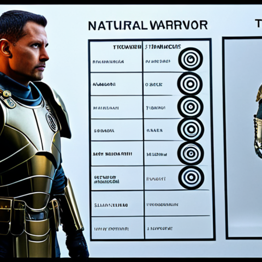 Anticipation & Knowledge**

"A skilled warrior in full, practical armor, observing a training dummy with various class icons projected onto it, showcasing different attack patterns. Background: a training ground with various weapons and targets. Focus on the warrior's focused expression and analytical stance. 'safe for work', 'appropriate content', 'fully clothed', 'professional', 'perfect anatomy', 'correct proportions', 'natural pose', 'high quality', 'well-formed hands', 'proper finger count', 'natural body proportions'"

**