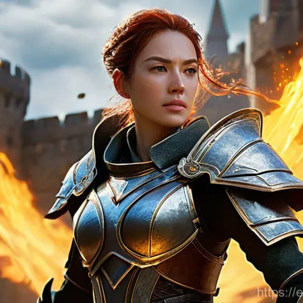 아키에이지 대규모 전투 팁 - **Prompt 1: "Zen in the Battlefield - The Master Healer"**
    A highly skilled female healer, dress...