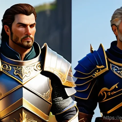 Home 14 아키에이지 상위 유저 대화 - **Prompt: The Veteran's Gaze in a Changing Market**
A highly detailed, realistic fantasy illustr...