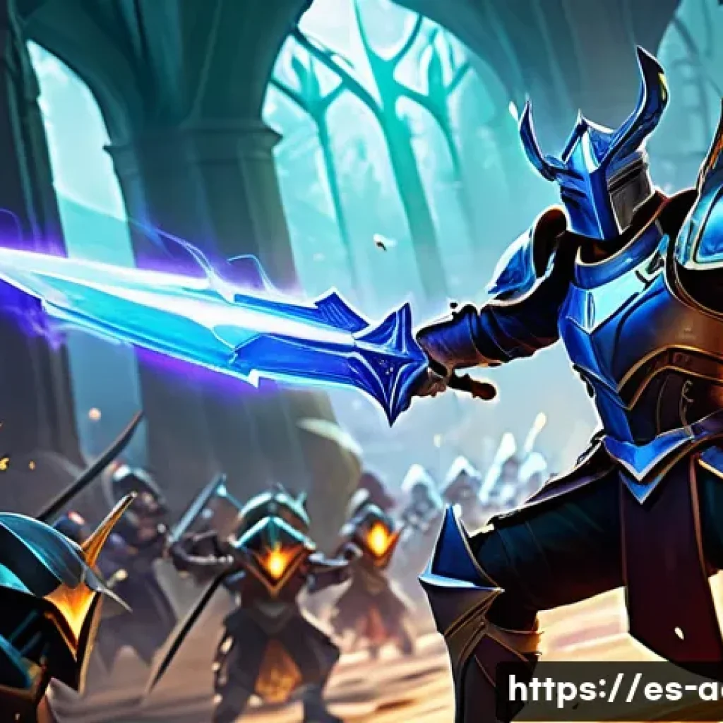 아키에이지 PvP 장비 최적화 - A dynamic PvP warrior in mid-battle, wearing a hybrid armor set combining light and medium pieces, e...